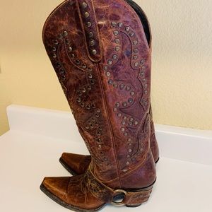 Lane Handcrafted Studded boots.  EUC Sz.7